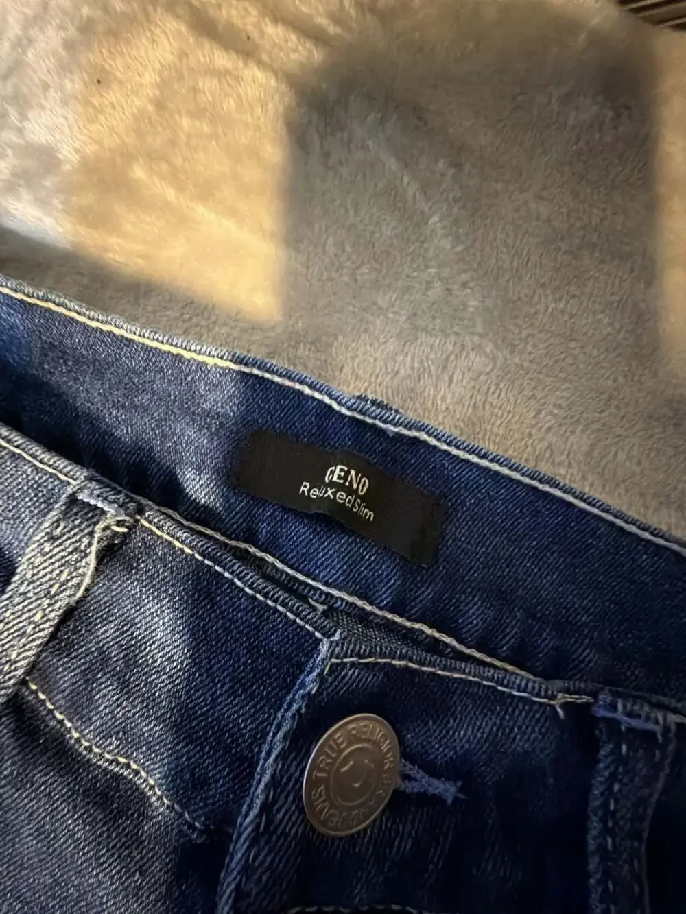 True Religion Geno Sn Flap Slim Jeans Medium Harmonious Wash Size 32